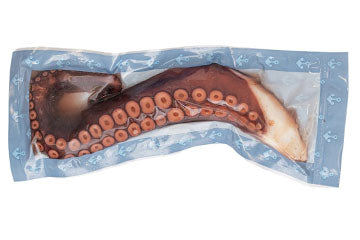 Cooked Octopus: Vacuum-Sealed