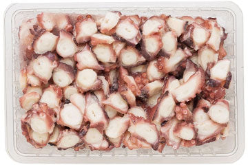 Cooked Octopus: Sliced