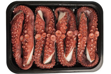 Cooked Octopus: Tray