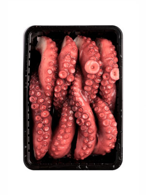 Pata pulpo bandeja