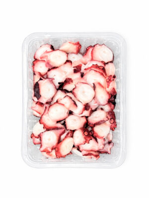 Bandeja rodaja pulpo premium
